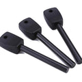 3 Pack Of Ferro Rods With Handles In Orange or Black, Striker sold separately