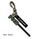 5-in-1 Fire Starter with Compass, Paracord, and Whistle